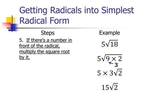 How to Rewrite 15 1 3 in Radical Form